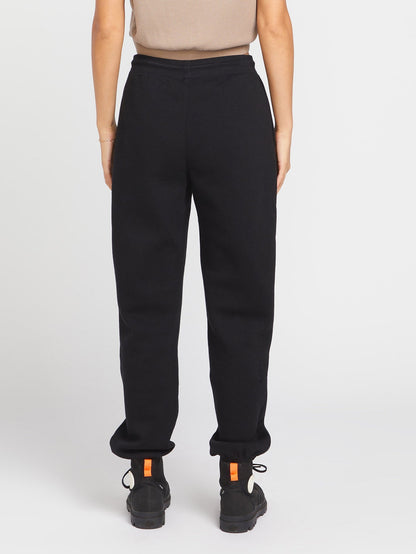 Stone Heart Up Pants - BLACK