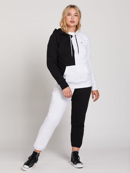 Vol Stone Fleece pants - BLACK WHITE