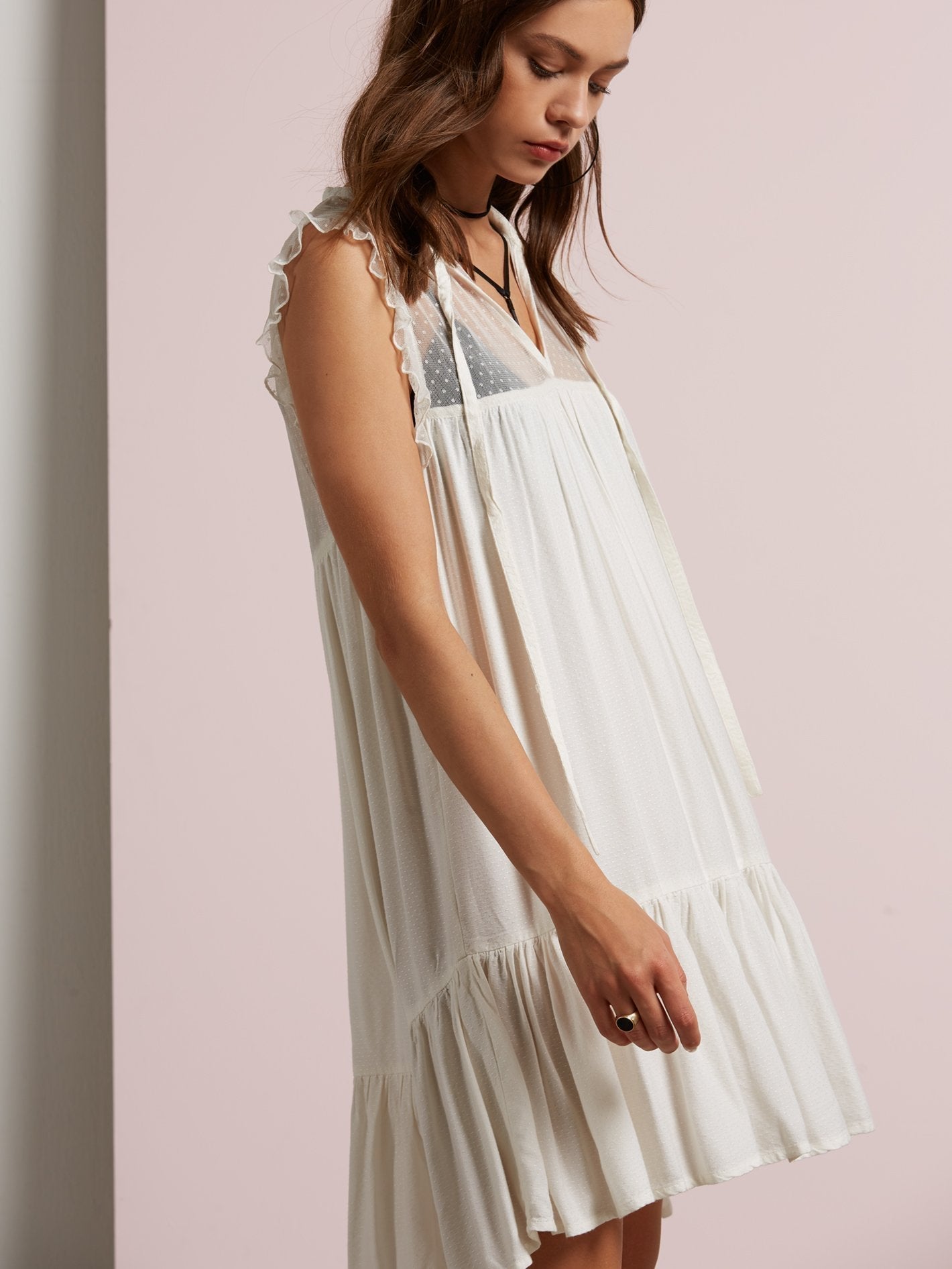 Sea Y'around Kleid - Star White
