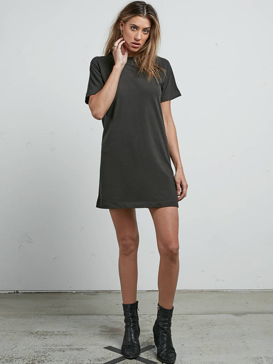 Boyfriend Me Dress - Vintage Black