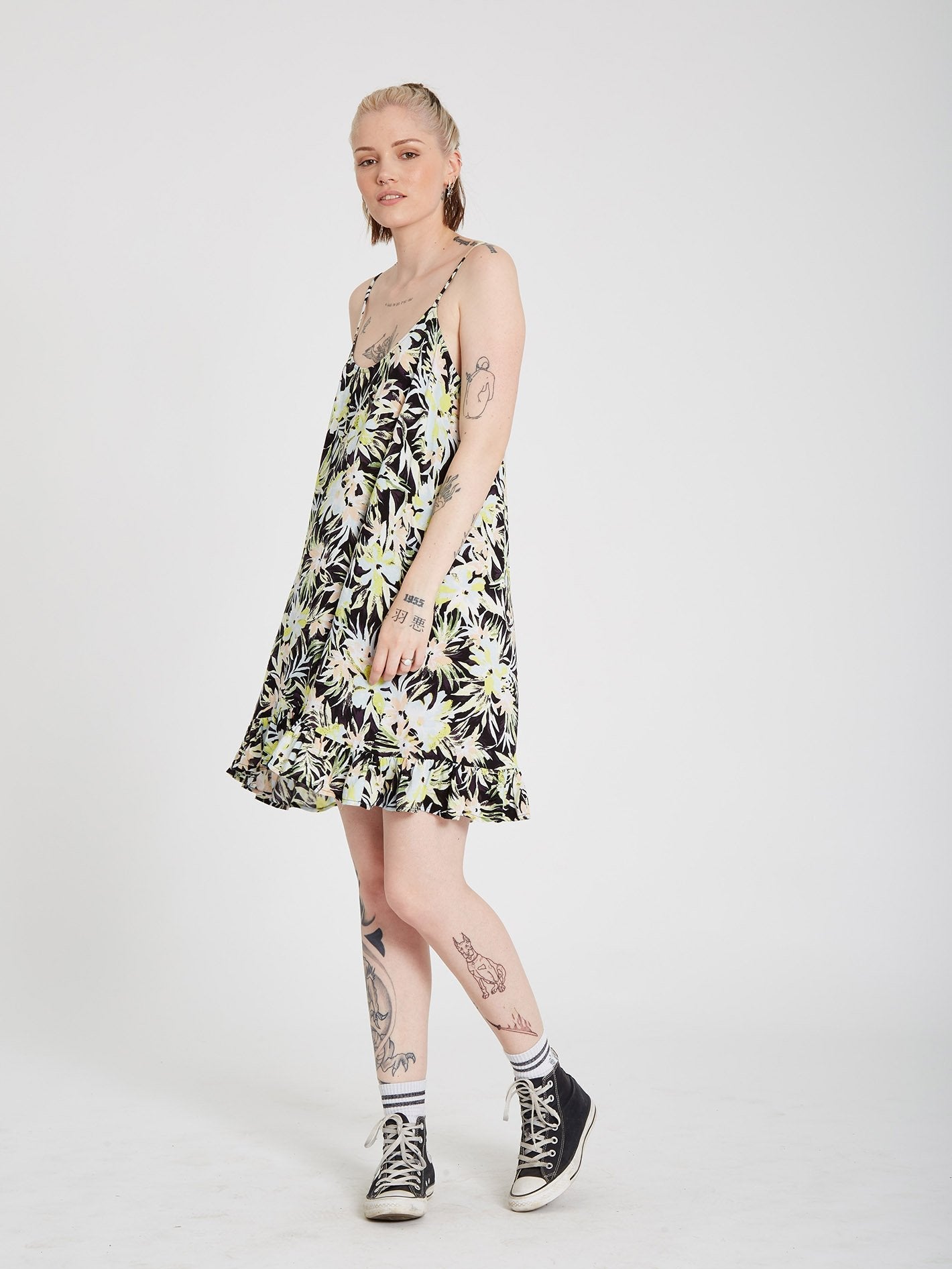Thats My Type Tank Dress - Lime