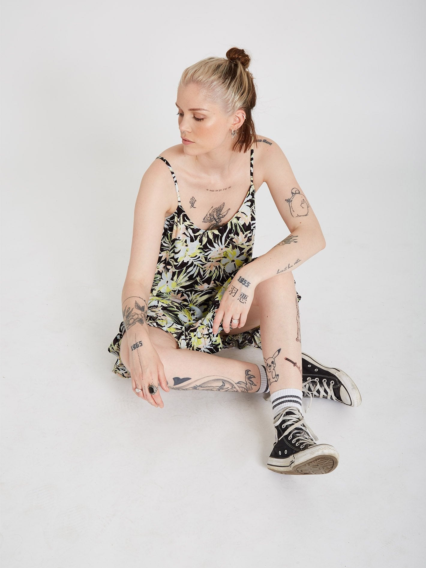 Thats My Type Tank Dress - Lime