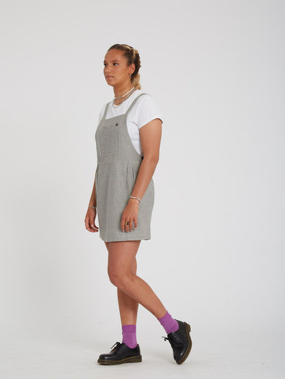 Sunday Strut Dress - BLACK WHITE