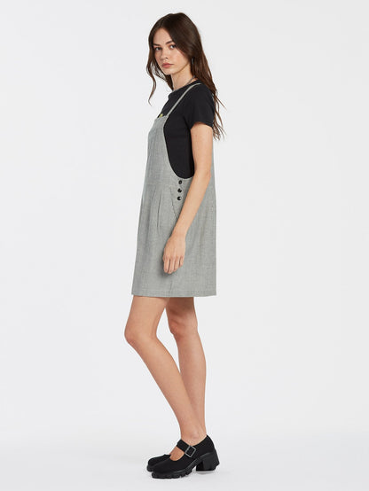 Sunday Strut Dress - BLACK WHITE