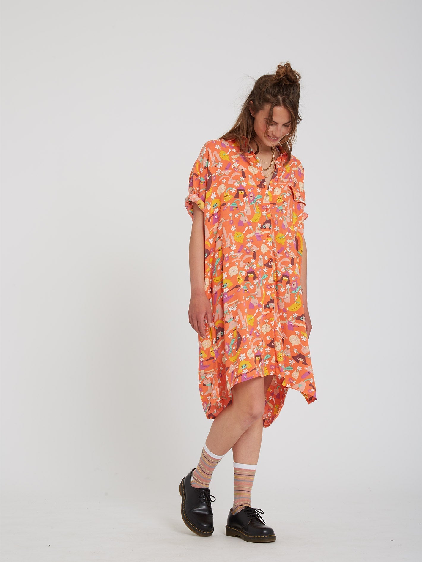 Egle Zvirblyte Kleid - LIVING CORAL