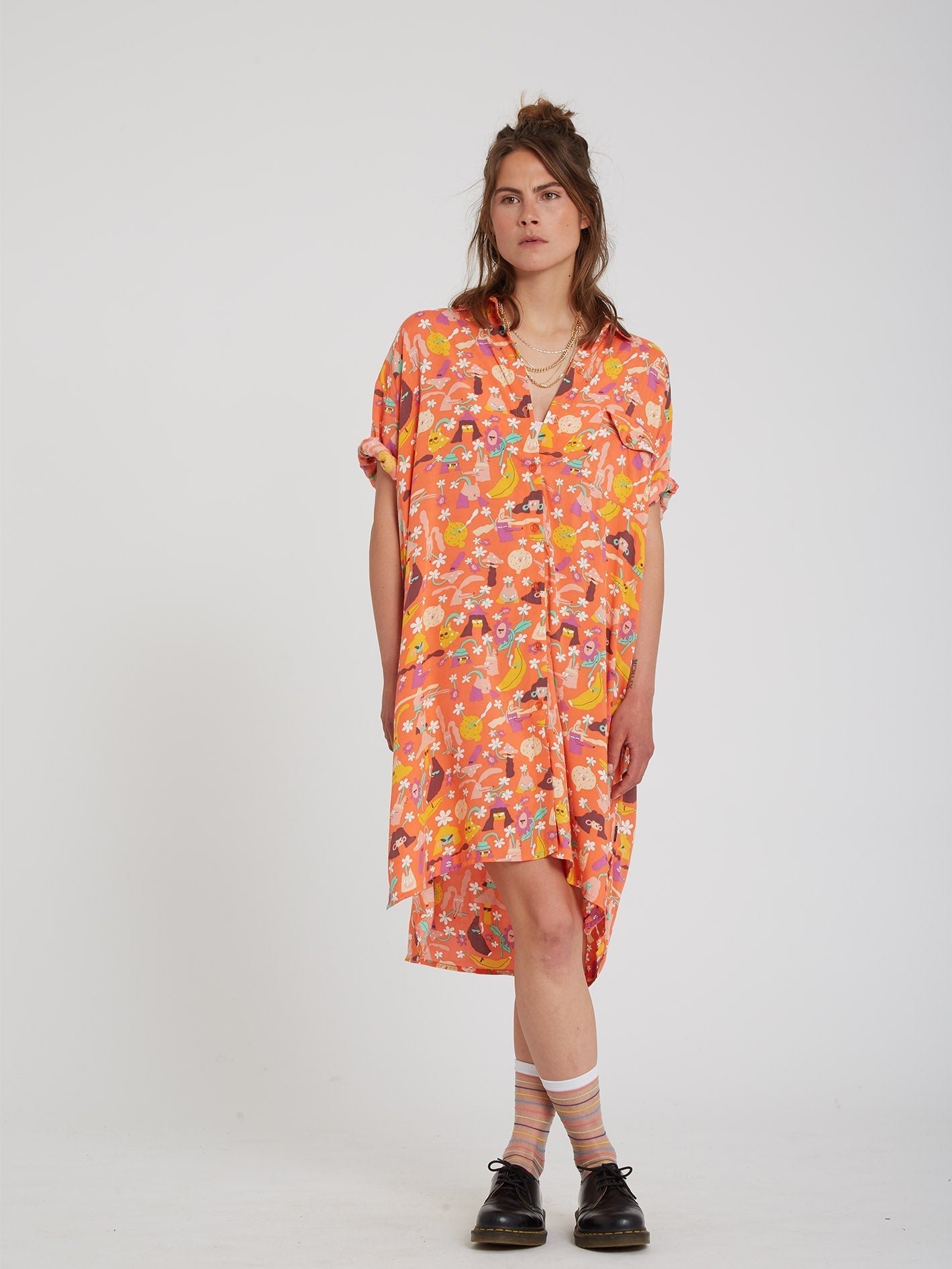 Egle Zvirblyte Kleid - LIVING CORAL