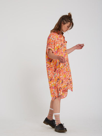 Egle Zvirblyte Kleid - LIVING CORAL