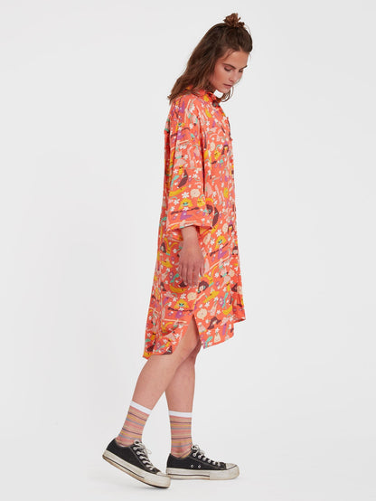Egle Zvirblyte Kleid - LIVING CORAL