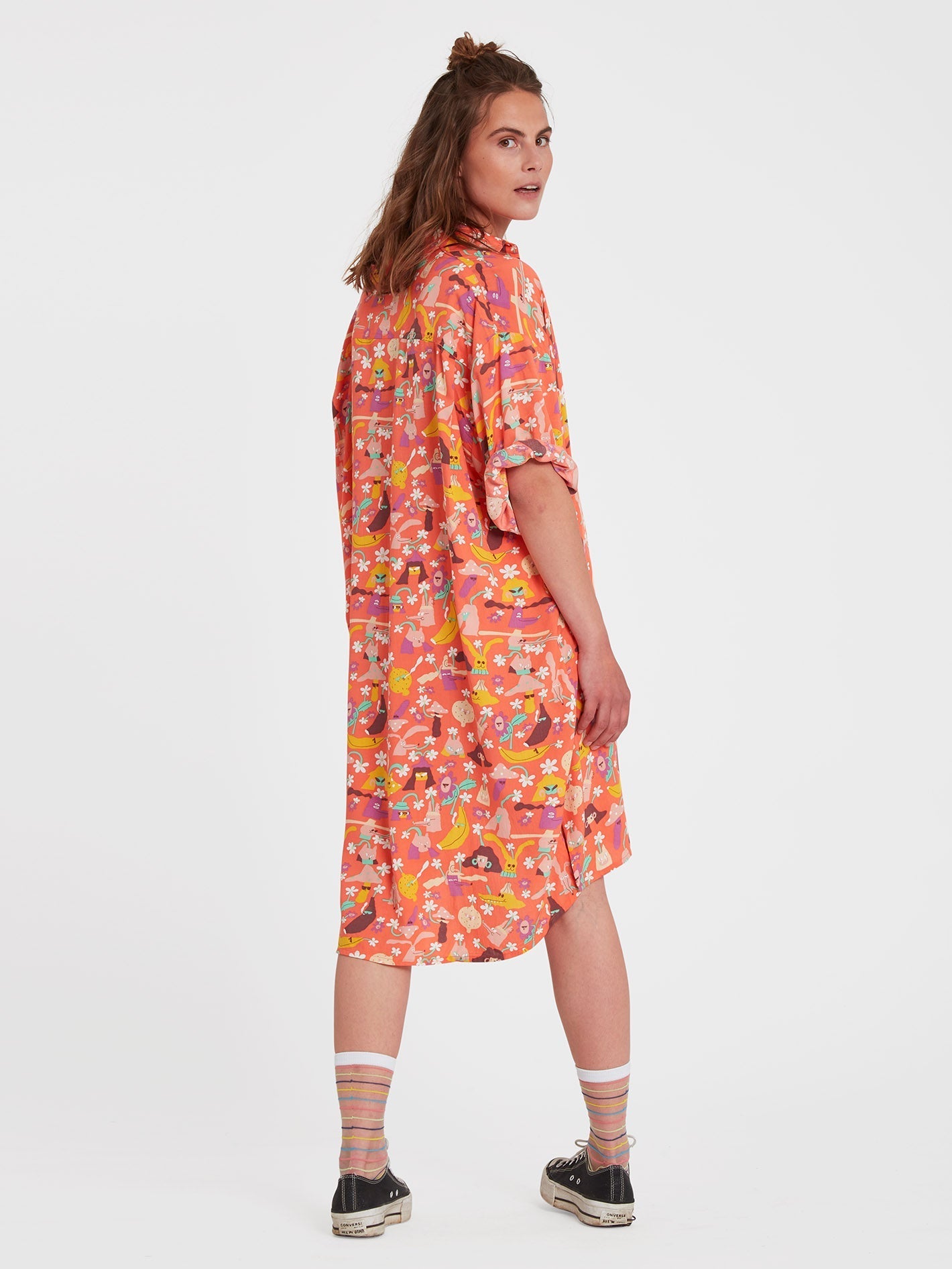 Egle Zvirblyte Kleid - LIVING CORAL