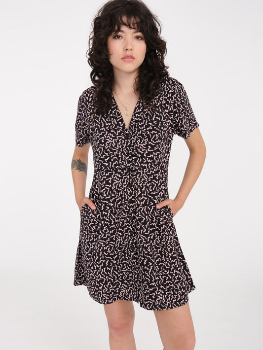 Stormy Tropix Kleid - SCHWARZ