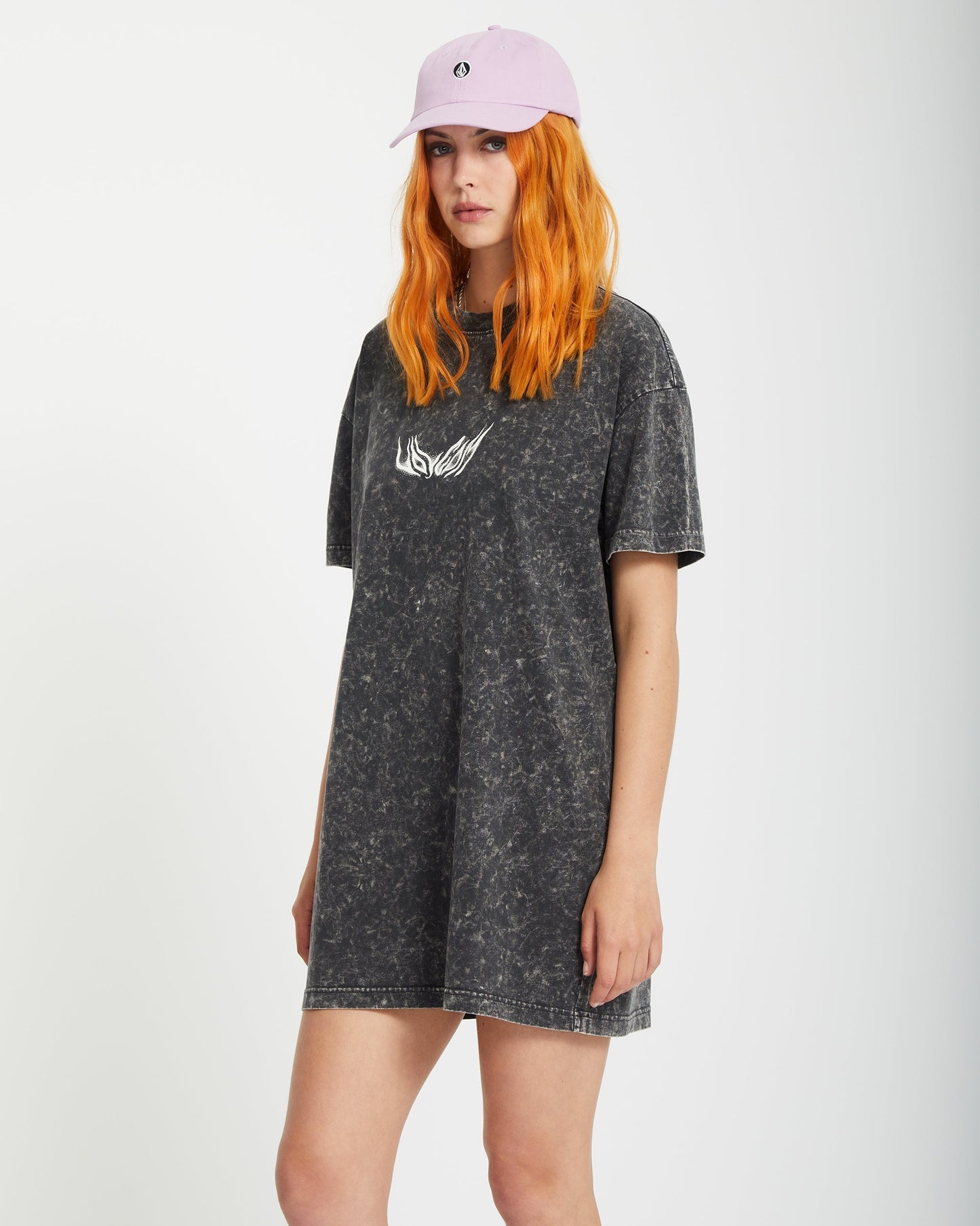 Alix T-Shirt-Kleid - VINTAGE SCHWARZ