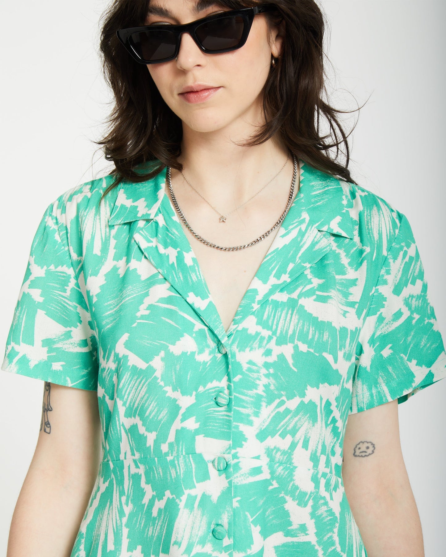 Alix Hemdblusenkleid - JADE