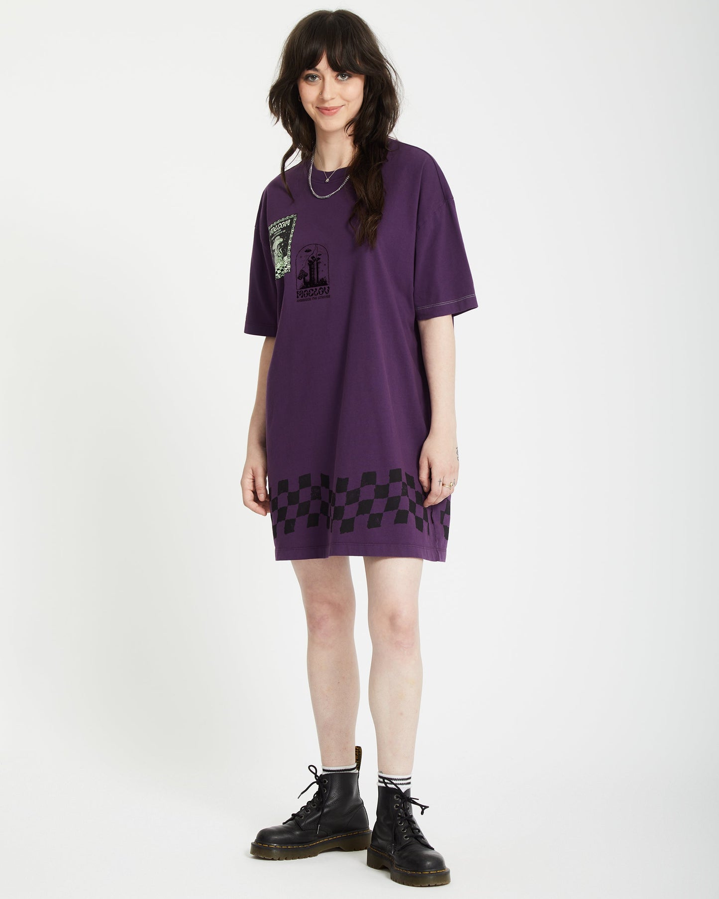 Filip Rygalski T-Shirt Dress - GRAPE ROYALE