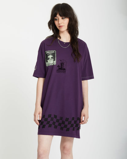 Filip Rygalski T-Shirt Dress - GRAPE ROYALE