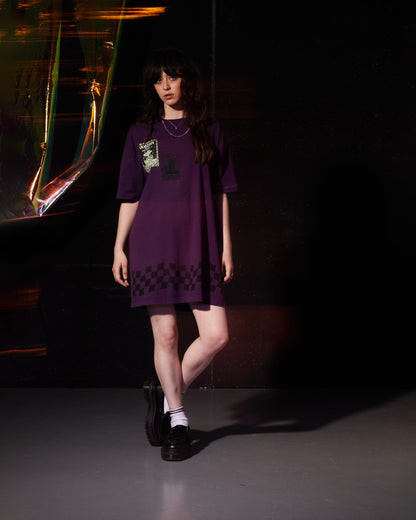 Filip Rygalski T-Shirt Dress - GRAPE ROYALE