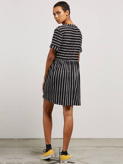 Boraborado-Kleid - Schwarz Weiß