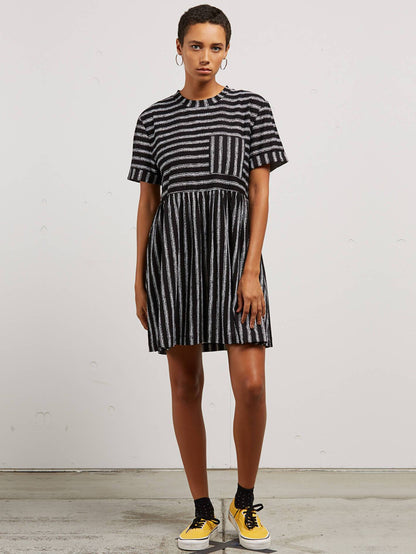 Boraborado-Kleid - Schwarz Weiß