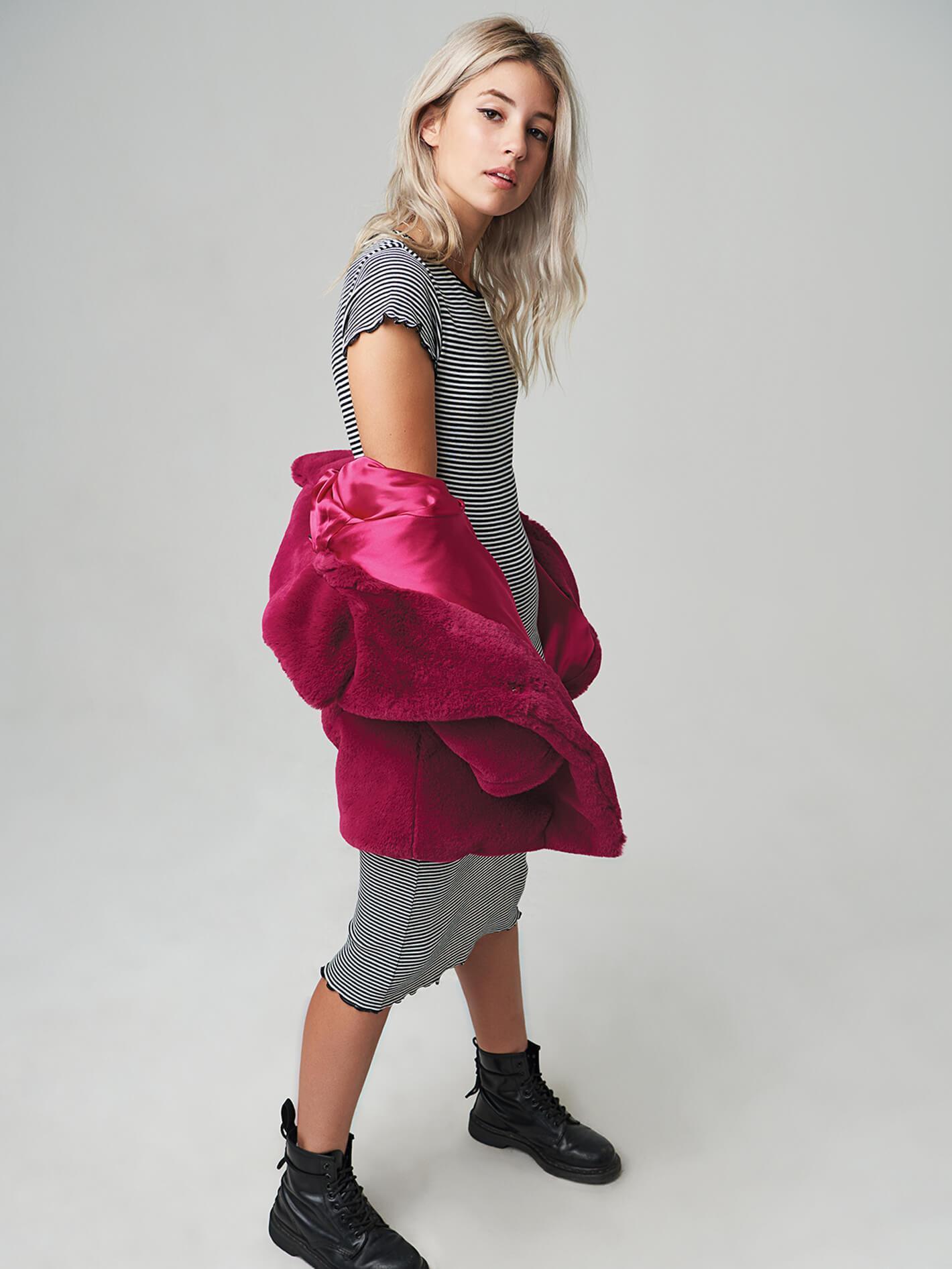 Colder Sholder Dress - Black Combo