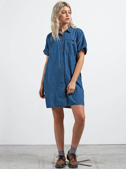 Yo Shortie Dress - Flight Blue