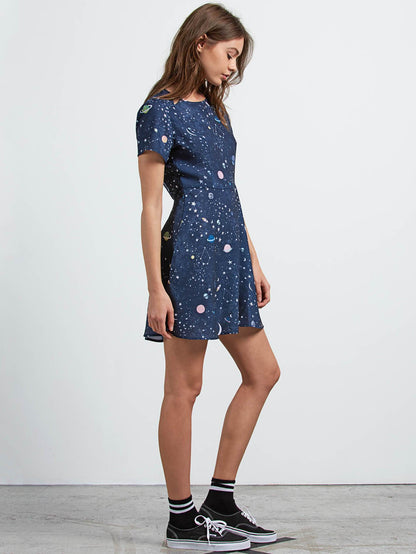 Gmj Tea Dress - Sea Navy