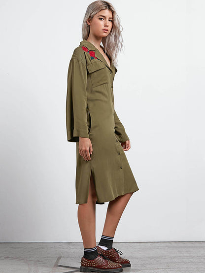 Amt It Up Dress - Dark Camo