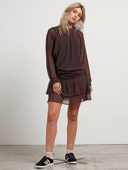Robe Zebom  - Burgundy