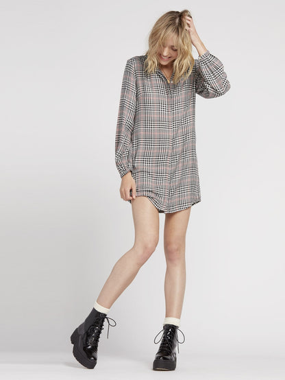 Robe Fad Friend - Black Plaid