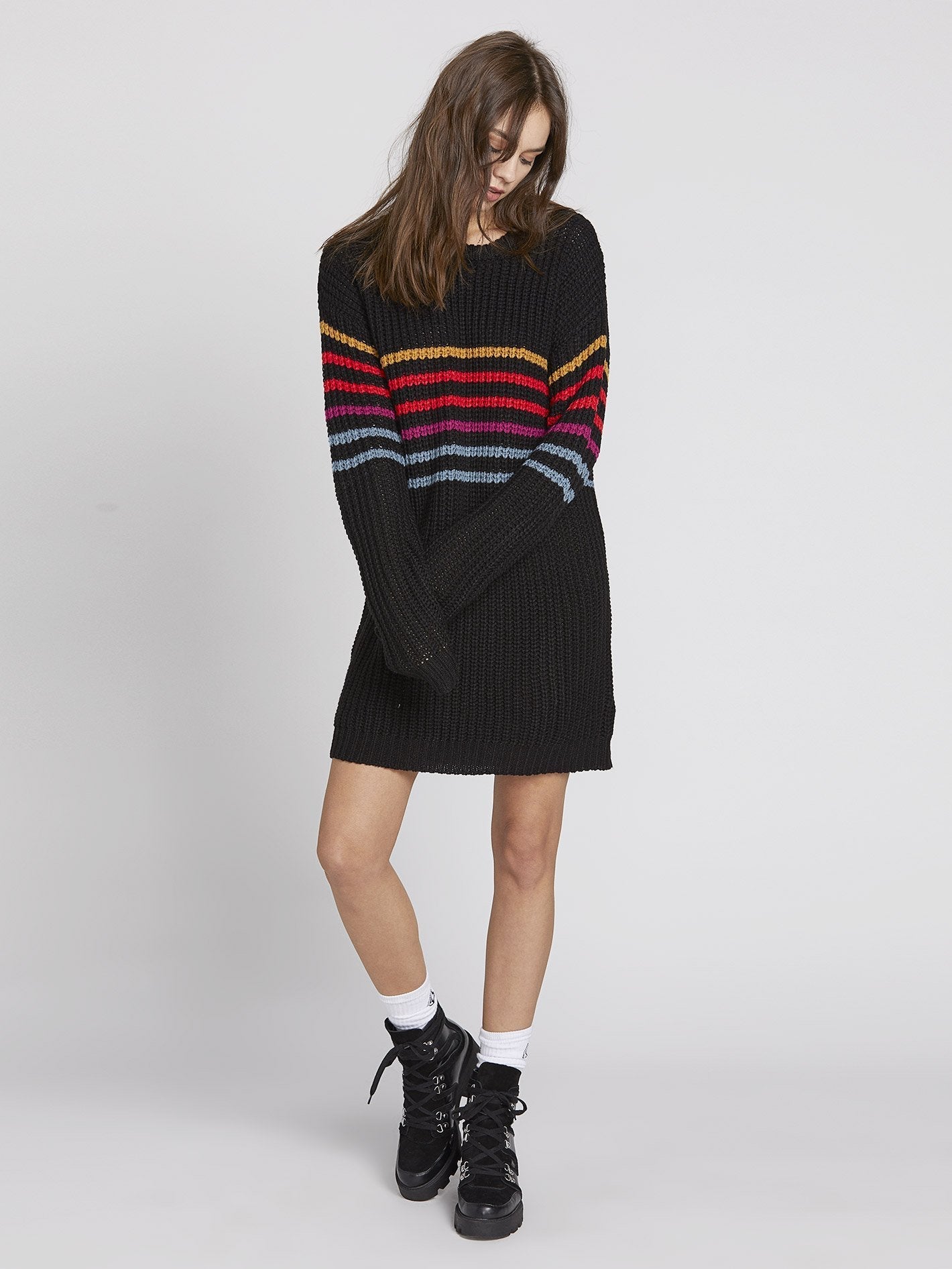 Move On Up Kleid – Schwarze Kombination