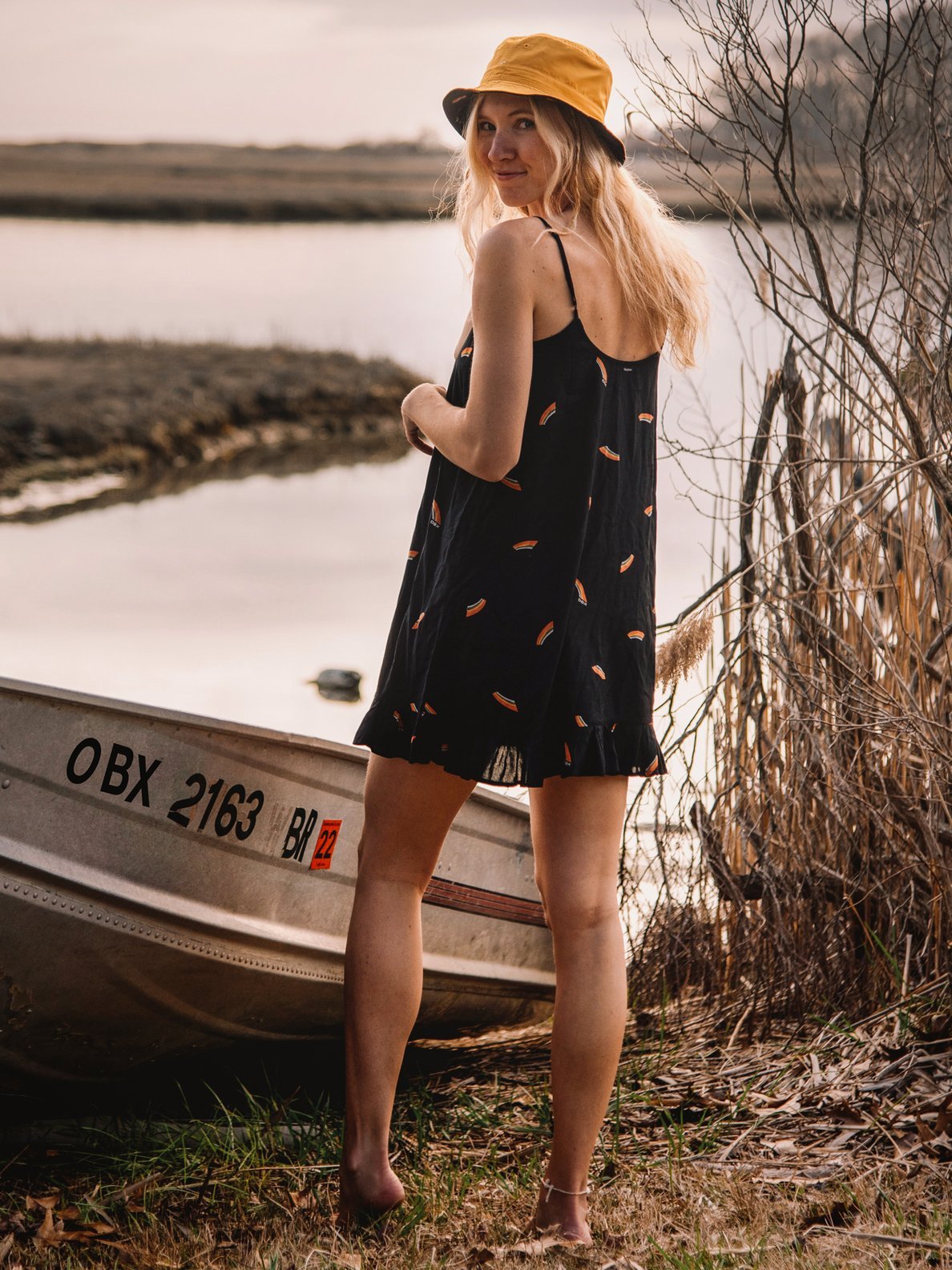 OBX Paradise Kleid - SCHWARZ