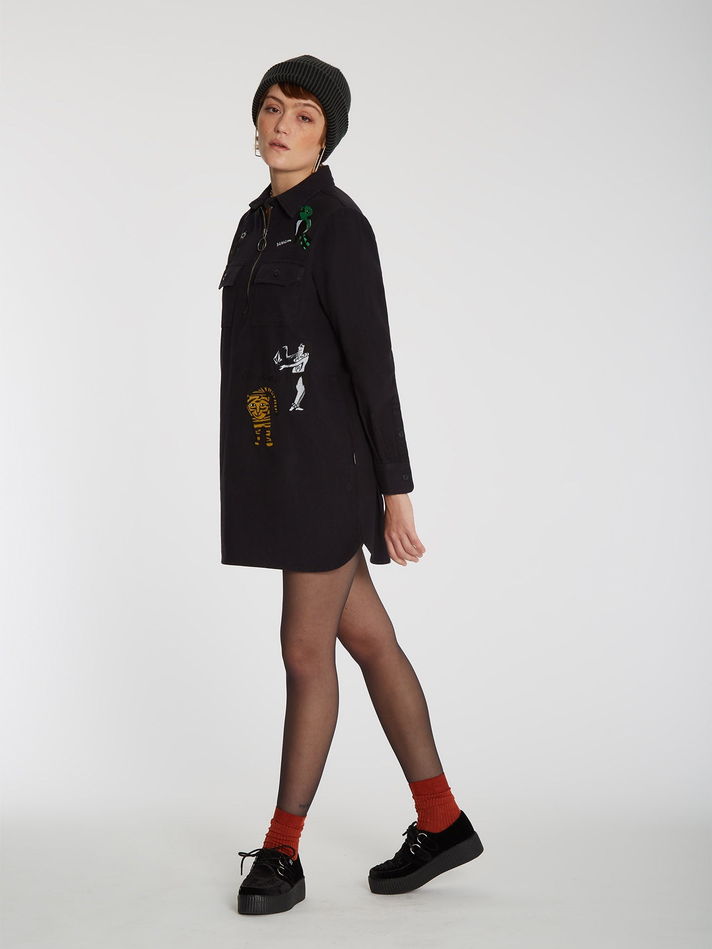 Bob Mollema Kleid - SCHWARZ
