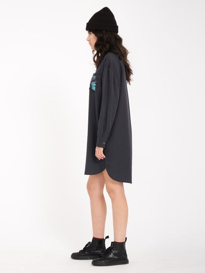 Robe Max Sherman - HEATHER BLACK