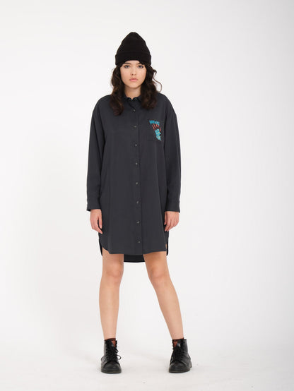 Robe Max Sherman - HEATHER BLACK