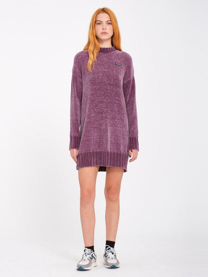 Bubble Tea Dress - VINTAGE PURPLE