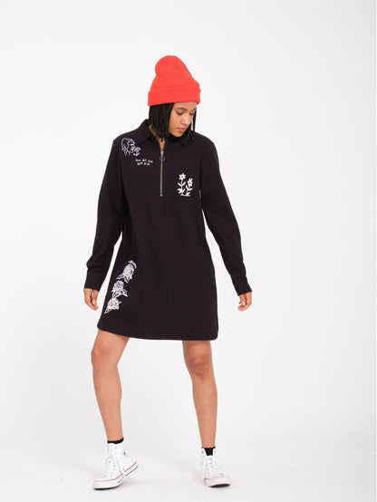 Keutchi-Kleid – SCHWARZ