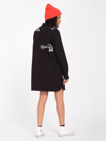 Keutchi-Kleid – SCHWARZ