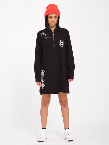 Keutchi-Kleid – SCHWARZ