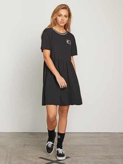 Stone Dreamin Kleid - Schwarz