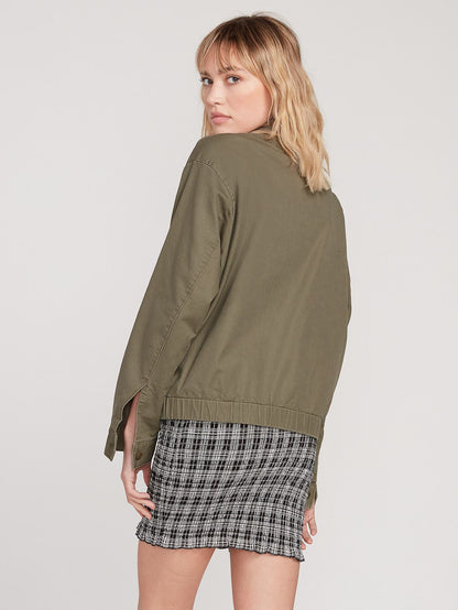 Army Whaler Jacket - ARMY GREEN COMBO