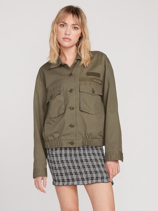 Army Whaler Jacke - ARMEEGRÜN-KOMBINATION