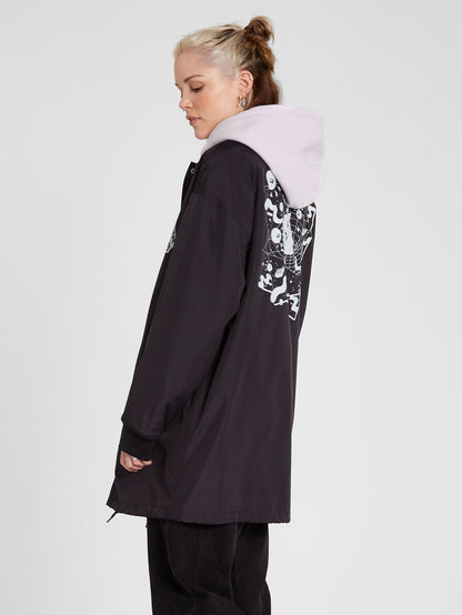 Vlong Coach-Jacke - Schwarz