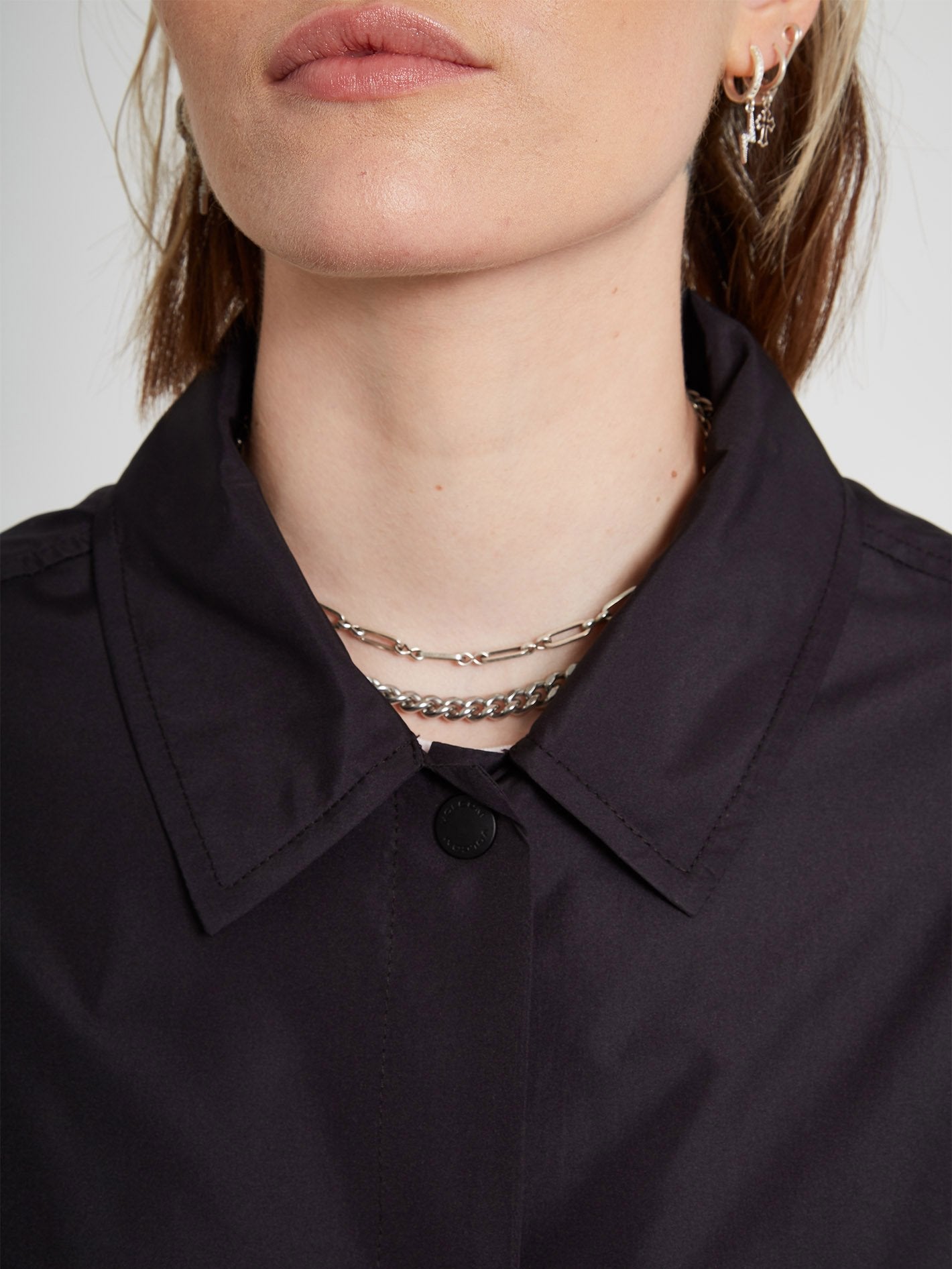 Vlong Coach-Jacke - Schwarz