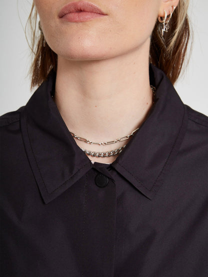 Vlong Coach-Jacke - Schwarz