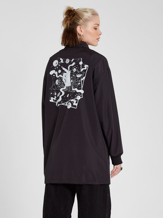 Vlong Coach-Jacke - Schwarz