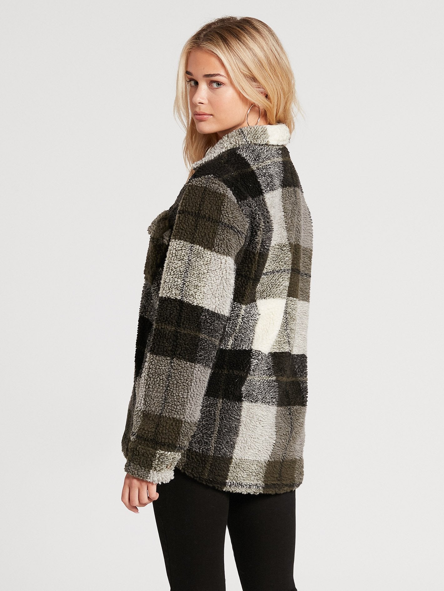 Surchemise en Sherpa Silent - ARMY GREEN COMBO