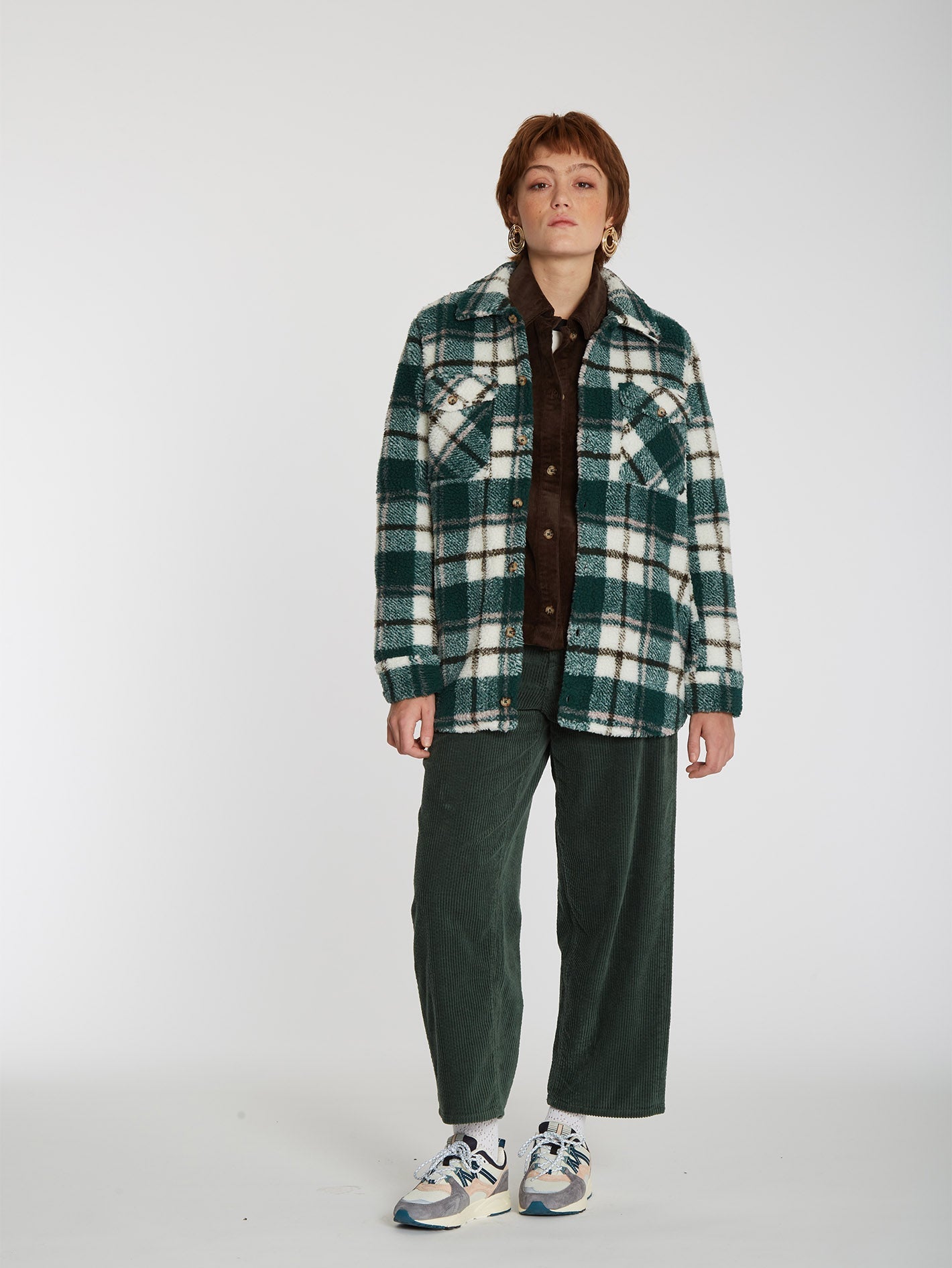 Silent Sherpa Jacke - DUNKLE KIEFER