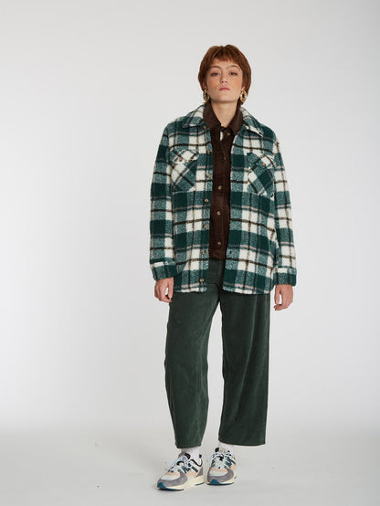 Silent Sherpa Jacke - DUNKLE KIEFER