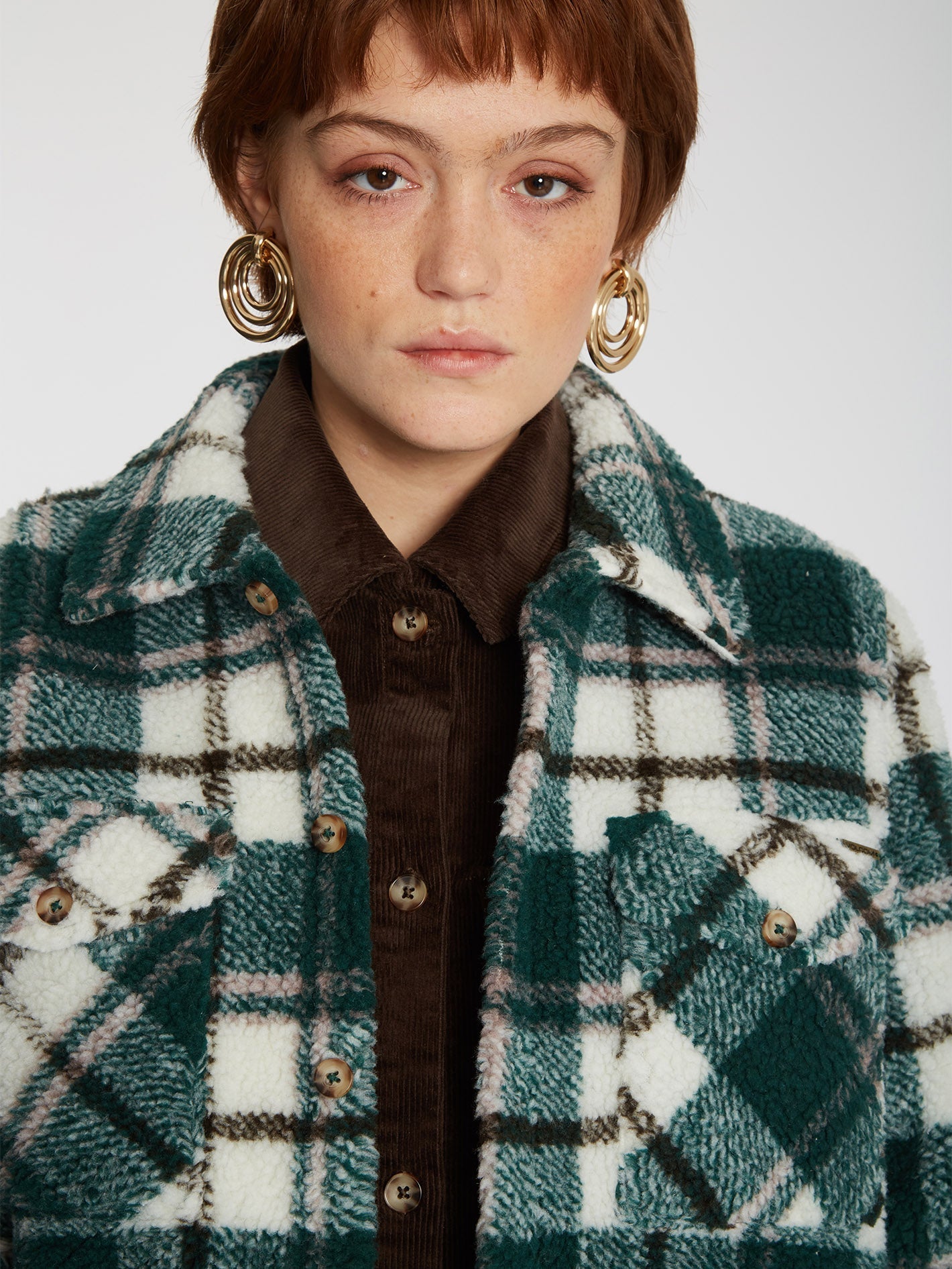 Silent Sherpa Jacke - DUNKLE KIEFER