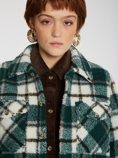 Silent Sherpa Jacke - DUNKLE KIEFER