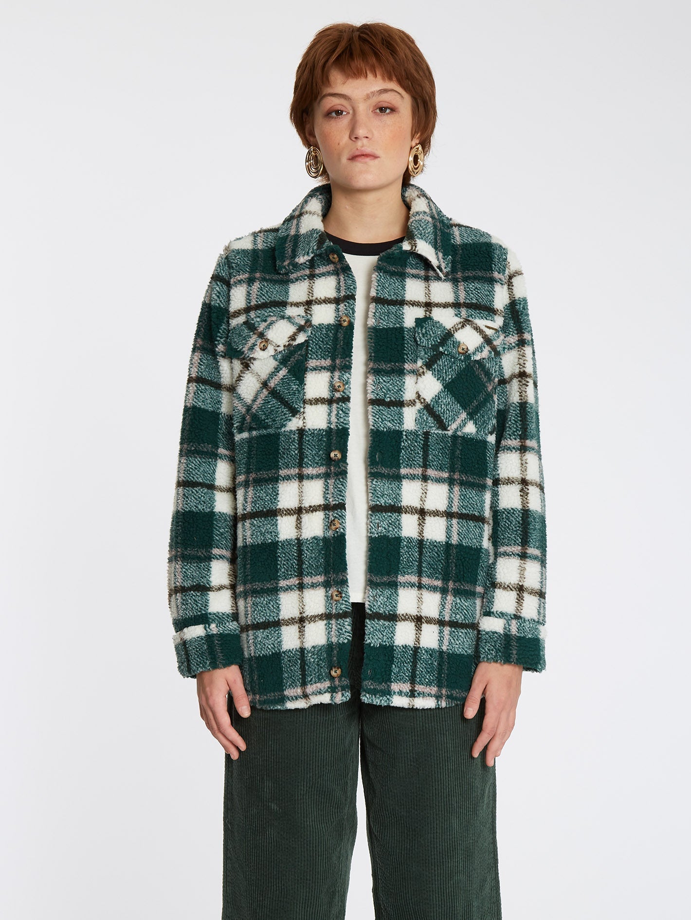 Silent Sherpa Jacke - DUNKLE KIEFER