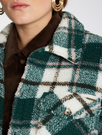 Silent Sherpa Jacke - DUNKLE KIEFER